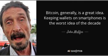 John McAfee on Bitcoin and our privacy